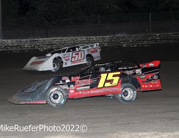 Sycamore Speedway (Maple Park, IL) – Lucas Oil Midwest LateModel Racing Association – Harvest Hustle – September 30th-October 1st, 2022. (Mike Ruefer photo)