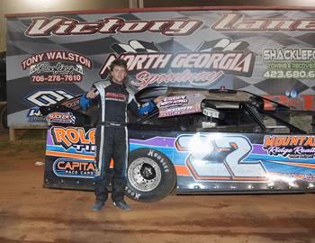 Feature win at North Georgia Speedway on June 25, 2022. *(Dirt Chasers image)*