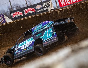 Chase in action at the King of America XII at Humboldt Speedway on March 23-25.