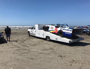 A little West Coast beach time for Ken Schrader Racing in July 2019.