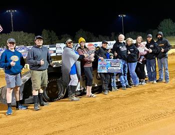 Jonathan Joiner won in his return to the drivers seat on February 25 at Southern Raceway.