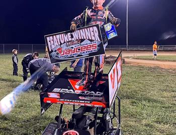 Zander LaRose scored the win and track championship at Ste. Genevieve Jaycees Racing Series (Ste. Genevieve, MO) on September 23, 2023.
