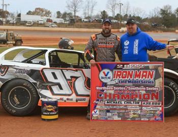 Michael Chilton claimed the 2022 Valvoline Iron-Man Late Model Series North & South Region Championships.