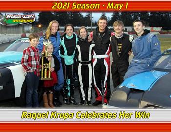 Raquel Krupa Celebrates Her Win