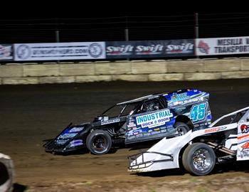 Chase in action at the King of America XII at Humboldt Speedway on March 23-25.