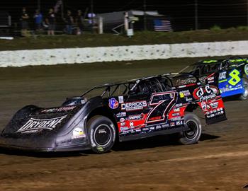 I-80 Speedway (Greenwood, NE) – Lucas Oil Late Model Dirt Series – Imperial Tile Silver Dollar Nationals – July 22nd-24th, 2022. (Heath Lawson photo)