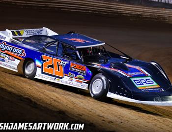 Volusia Speedway Park (Barberville, FL) – World of Outlaws Case Construction Late Model Series – DIRTcar Nationals – February 14th-19th, 2022. (Josh James Artwork)