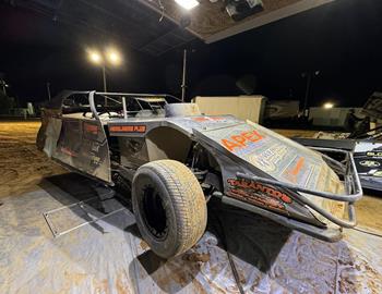 Chase Holland in the pits during the Battle at the Beach at Southern Raceway (Milton, FL) on February 23, 2024.