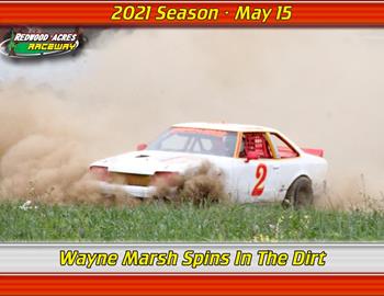 Wayne Marsh Spins In The Dirt