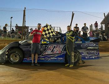 David Seibers picked up the Quick Silver Late Model win at Clarksville (Tenn.) Speedway on June 18.