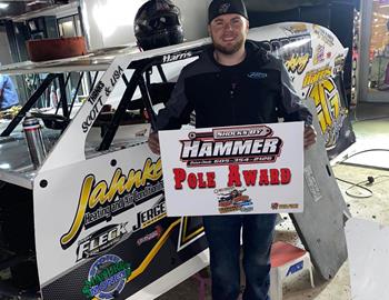 Tom Berry Jr. claimed the Pole Position for the Wild West Shootout feature on Sunday, Jan. 8.