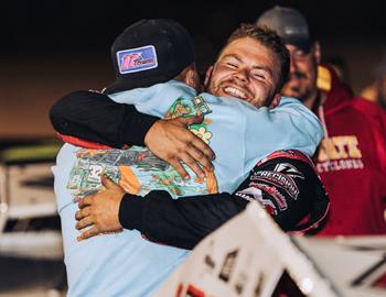 Tom took the coveted Speedway Motors IMCA Super Nationals Modified win on Saturday, September 10 at Boone Speedway.
