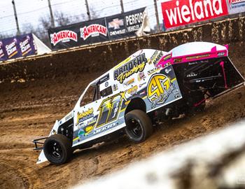 Deer Creek Speedway (Spring Valley, MN) – United States Modified Touring Series (USMTS) – Southern Minnesota Spring Challenge – May 25-27, 2023. (Tyler Rinken Photo)