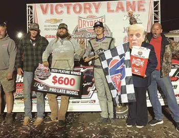 Retaking the lead on lap 15, polesitter Wil Herrington led the rest of Friday’s 40-lap main event to win the Crate Racin’ USA weekend opener at Magnolia Motor Speedway in Columbus, Miss. Herrington earned $2,000 for the win and officially clinched the 2020 Crate Racin’ USA National Championship.