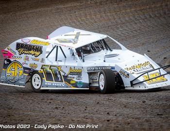 Tom in action at the King of America XII on March 23-25 at Humboldt (Kan.) Speedway.