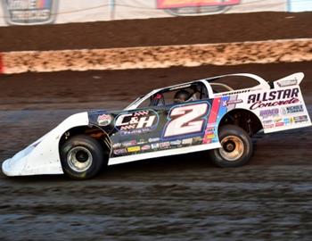Nick in action at I-80 Speedway on July 22. *(Todd Boyd image)*