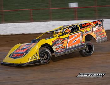 Tyler in action at Lucas Oil Speedway (Wheatland, Mo.)