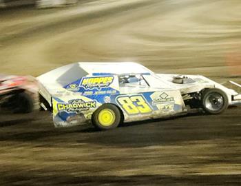 Kellen in action at Antioch (Ca.) Speedway. (Antioch Speedway Facebook page)