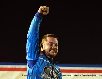 Lakeside Speedway (Kansas City, KS) – United States Modified Touring Series – Grant Junghans Memorial – August 12th, 2022. (Todd Boyd photo)