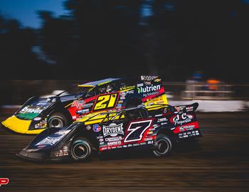 Davenport Speedway (Davenport, IA) – World of Outlaws Morton Buildings Late Model Series – August 26th-28th, 2021. (Jacy Norgaard photo)