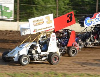 Justin Dick #3D, Jared Bledsoe #3 and Bill Killion #9