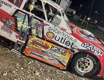 Tom Berry Jr. scored the victory in the Stock Car portion of the Fall Bash at Cedar County Raceway (Tipton, IA) on September 30, 2023.