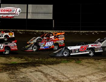 Arrowhead Speedway (Colcord, OK) – COMP Cams Super Dirt Series – Triple Threat – March 15th, 2024. (Turn 3 images photo)
