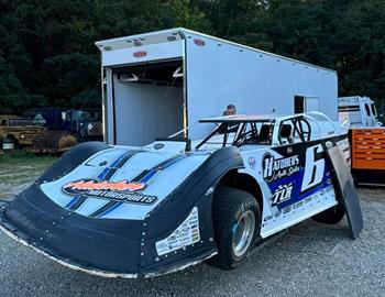 Cameron ready for action in the Hatcher Motorsports No. 6 at 411 Motor Speedway on Sept. 30.
