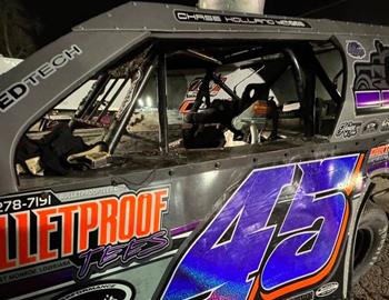 Chase Holland wins at Hattiesburg Speedway (Hattiesburg, MS) on March 29th 2024, and competes at Federated Auto Parts Raceway at I-55 (Pevely, MO) on March 30th, 2024. 