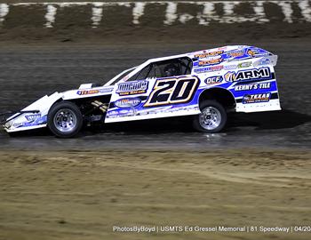 81 Speedway (Park City, KS) – Ed Gressel Memorial – April 20-22, 2023. (Todd Boyd photo)
