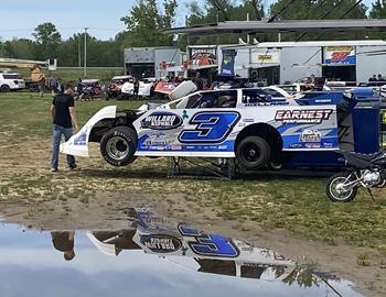 Brennon Willard competes with  theLucas Oil Midwest Late Model Racing Association (MLRA) at Adams County Speedway (Quincy, IL) on May 5, 2024.