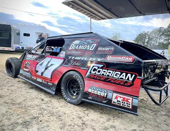 Jesse piloted a Thirlby Motorsports IMCA Modified at Northwest Florida Speedway on Feb. 27-28.
