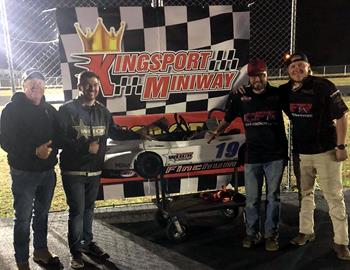 Chad Finchum returned to his roots on November 14 with a Go-Kart win at Kingsport Miniway.