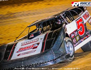 Boothill Speedway (Greenwood, LA) – COMP Cams Super Dirt Series – Ronny Adams Memorial – March 8th-9th, 2024. (Chaz Brzeski photo)