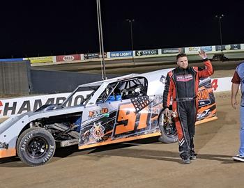 Tom Berry Jr. sweeps the Turkey Classic Harvest Hustle at Cocopah Speedway (Somerton, AZ) on November 24-25, 2023. (Black Flagged Productions photo)
