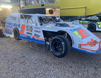 Ken ready for action on March 10, 2023 at Clarksville (Tenn.) Speedway.