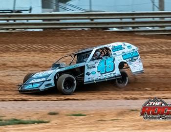 Chase Holland on track at Rockcastle Speedway (Mount Vernon, Kentucky) in the Sandy Adams Memorial on September 9, 2023. (Jimmy Pittman Photo)