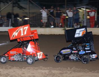 Natalie Doney #17 and Freddy Rowland #5F