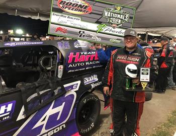 Cody won his IMCA Speedway Motors Super Nationals qualifier over a field of 162 racers on Monday, July 7.