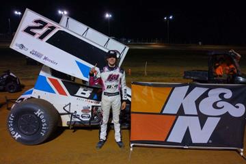 Gavan Boschele streaked to USCS Wendy's Summer of Speed Spri