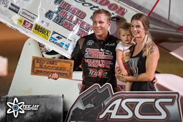 Bergman Garners ASCS Red River Win During Debut at Red Dirt