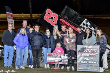 Bergman Holds On For ASCS Sooner Triumph At Creek County Spe