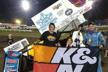 HAGAR REMAINS MR. USCS SPEEDWEEK WITH RIVERSIDE ROUND #2 WIN