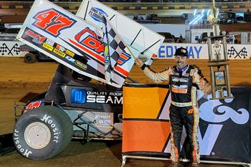 Dale Howard races to win in the 15th Annual USCS Randy Helto