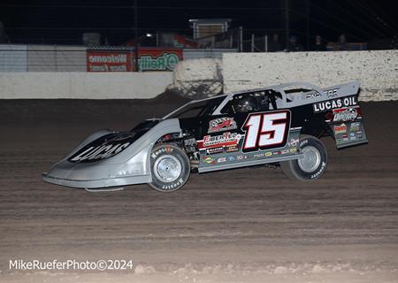 Clayton Stuckey struggles in Lucas Oil Spring Nationals at Lucas Oil Speedway