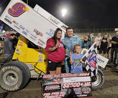 Hagar Sweeps Flip Flop 50 to Become First Driver to Win Both Features