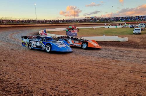 Pierce McCarter competes in Australian Late Model Championship at Toowoomba Spee