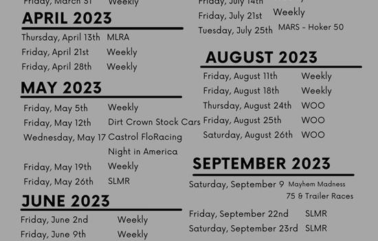 Davenport Speedway 2023 Schedule An