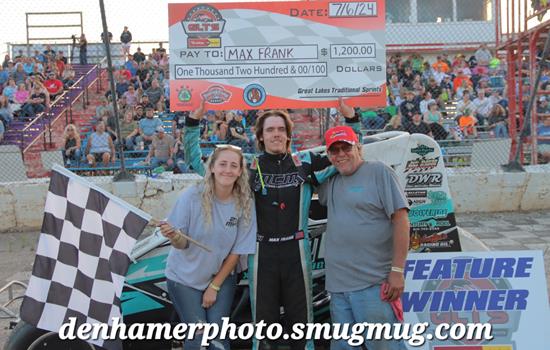 MAX FRANK SECURES THE WIN AT TRI-CI