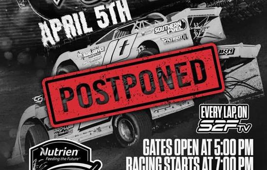 Season Opener Postponed